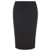 Outlet Marina Rinaldi Elegante MARINA RINALDI BLACK PENCIL SKIRT