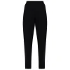 Clearance Marina Rinaldi BLACK PULL-ON FRONT CREASE TROUSER