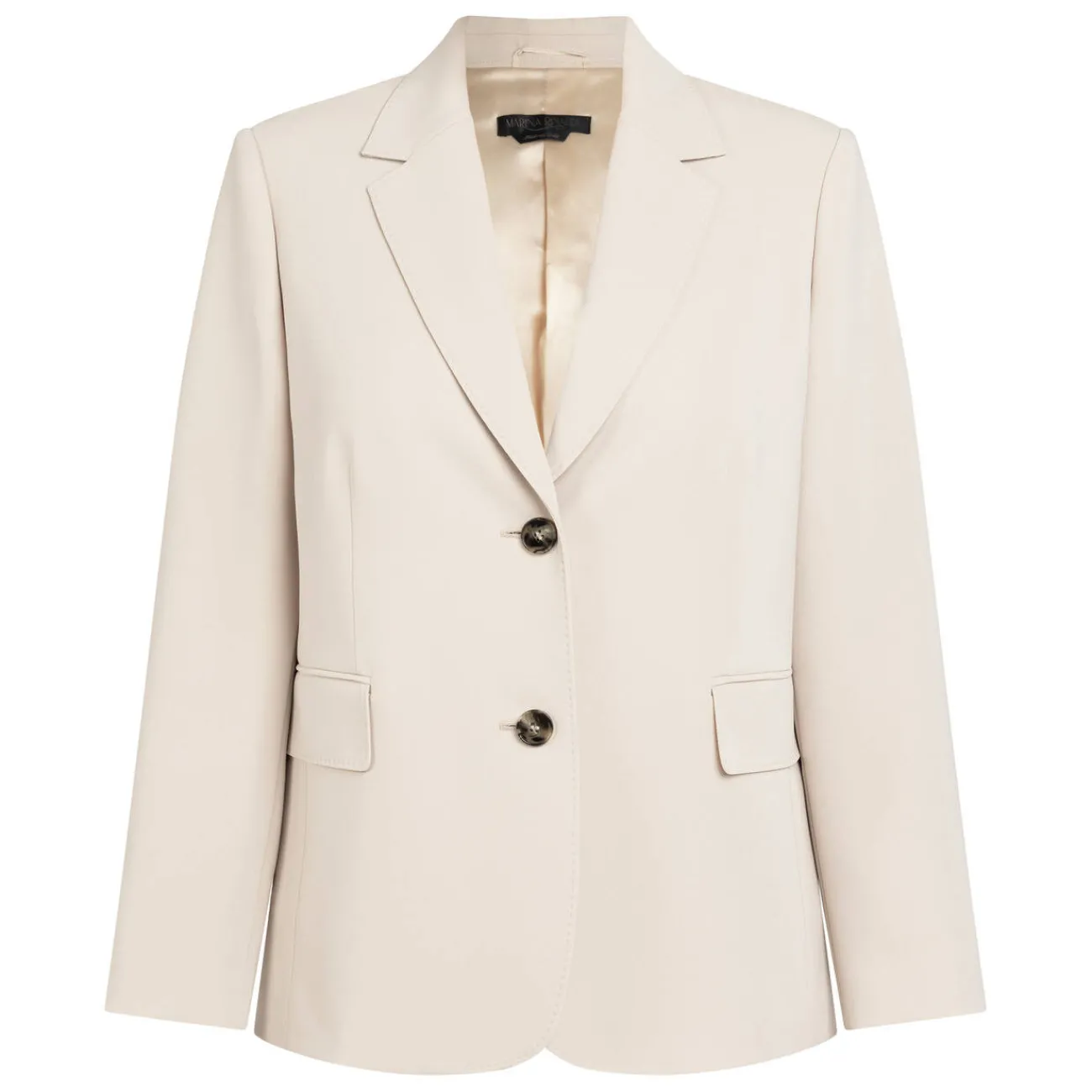 Fashion Marina Rinaldi Cady Blazer Jacket Beige