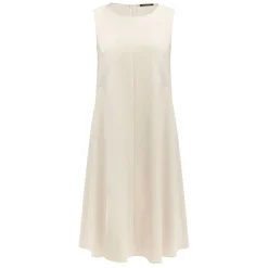 Best Marina Rinaldi Cady Dress with Optional Sleeve Beige