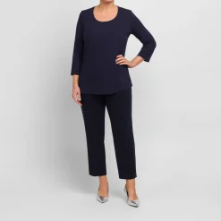 Best Marina Rinaldi Cady Trouser Slim Fit Navy
