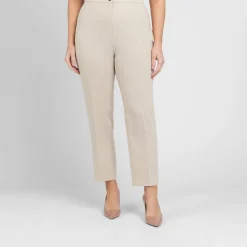 Online Marina Rinaldi Cady Trouser Slim Fit Beige