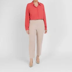 Online Marina Rinaldi Cady Trouser Slim Fit Beige
