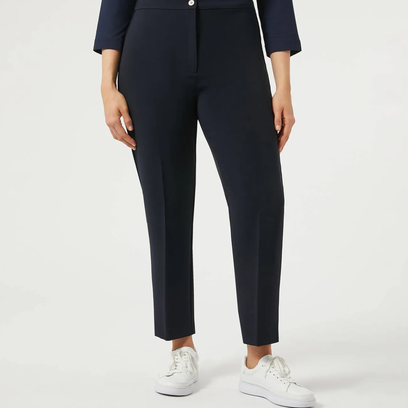Best Marina Rinaldi Cady Trouser Slim Fit Navy
