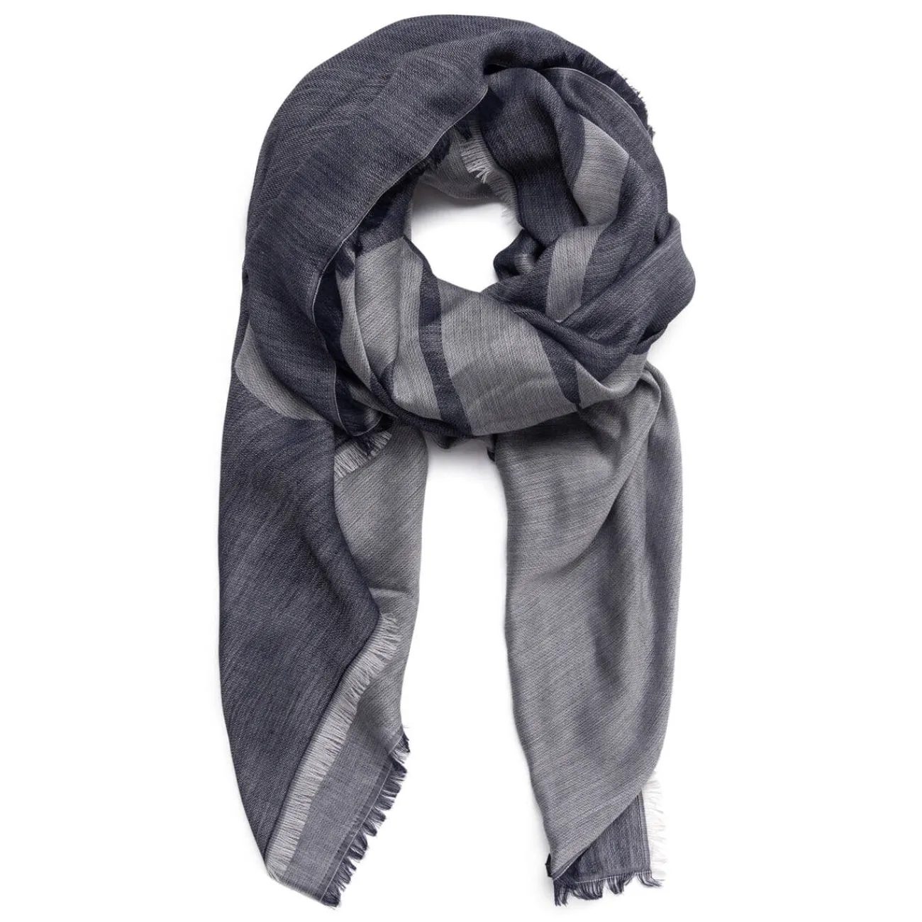 Outlet Marina Rinaldi Cashmere Blend Scarf Navy Silver