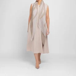 Sale Marina Rinaldi Cashmere Blend Scarf Beige