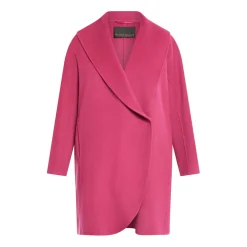 Sale Marina Rinaldi Cocoon Fit Coat Fuchsia