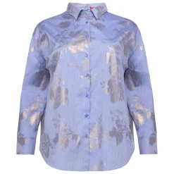 Outlet Marina Rinaldi Sport Marina Rinaldi Cotton Chambray Pale Blue