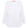 Fashion Marina Rinaldi Sport Marina Rinaldi Cotton Jersey T-Shirt White