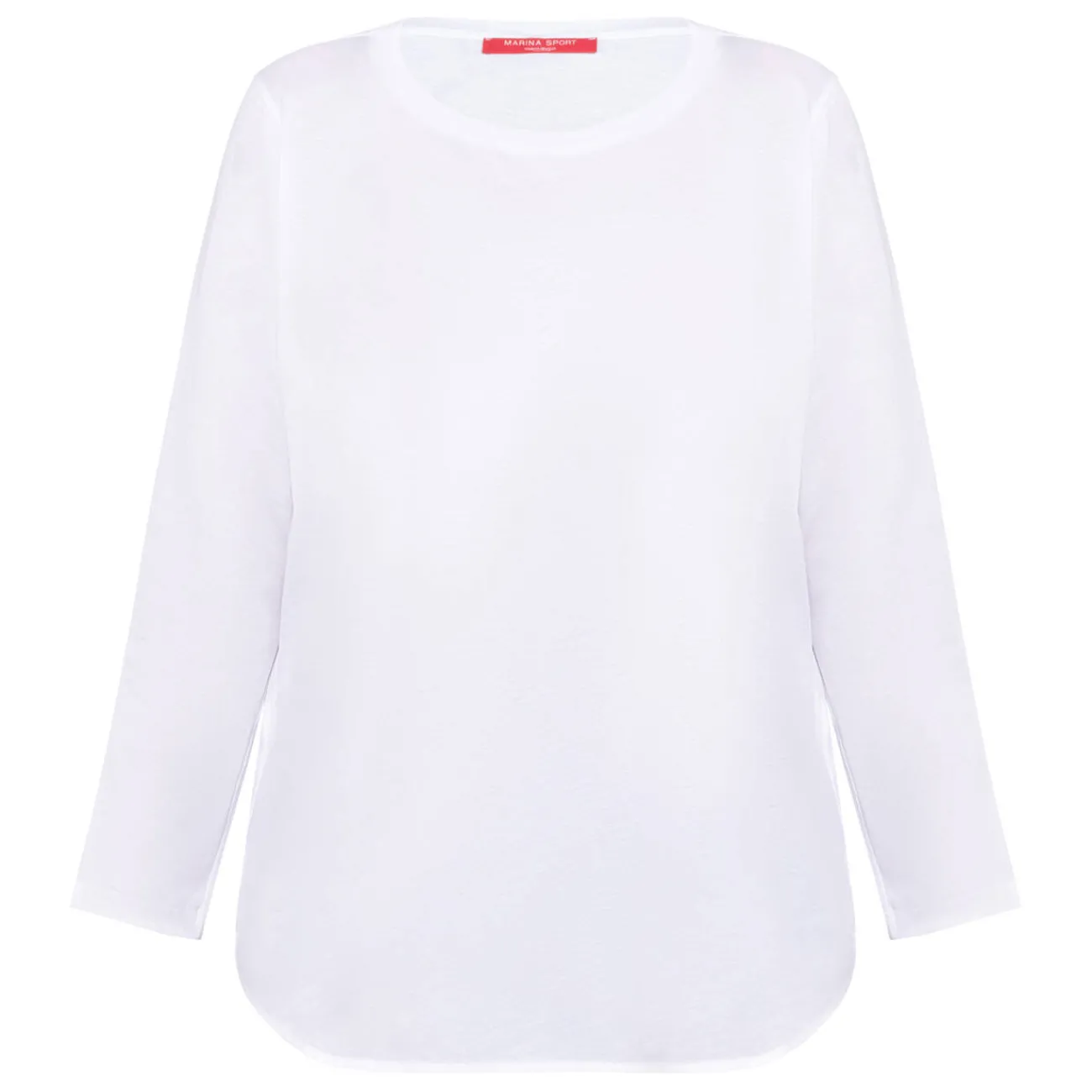 Fashion Marina Rinaldi Sport Marina Rinaldi Cotton Jersey T-Shirt White