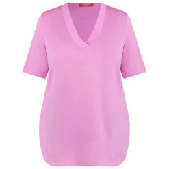 Sale Marina Rinaldi Cotton Jersey T-Shirt Rose Pink