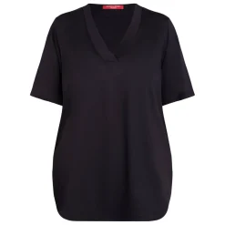 Sale Marina Rinaldi Cotton Jersey T-Shirt Black