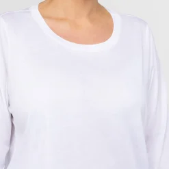 Fashion Marina Rinaldi Sport Marina Rinaldi Cotton Jersey T-Shirt White