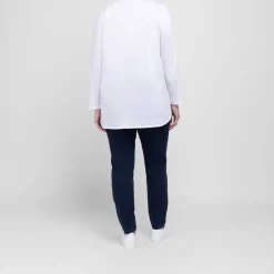 Fashion Marina Rinaldi Sport Marina Rinaldi Cotton Jersey T-Shirt White