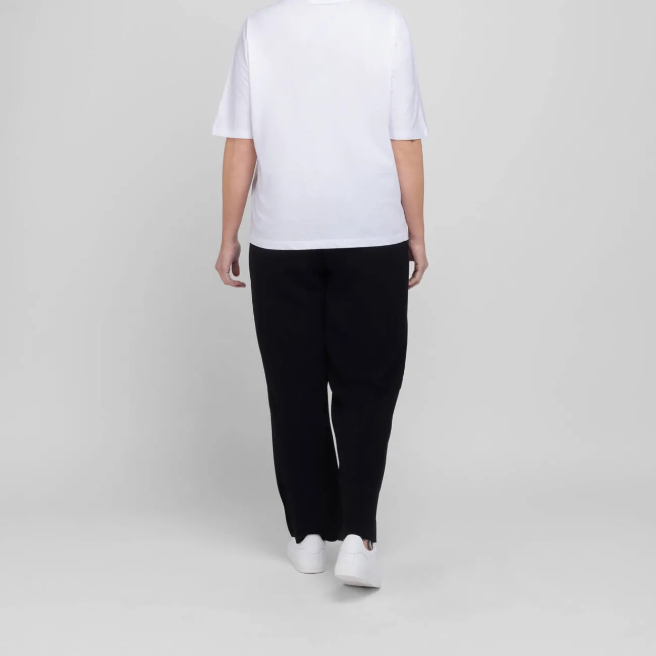 Outlet Marina Rinaldi Embroidered T-Shirt White