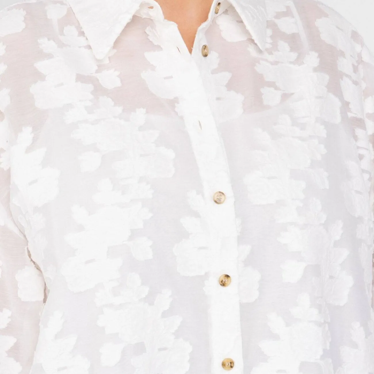 Hot Marina Rinaldi Fil Coupé Tunic Off White
