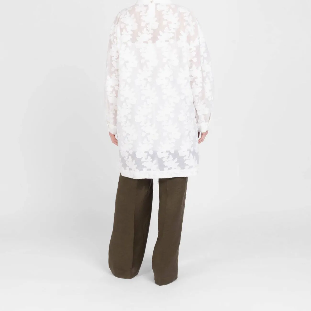 Hot Marina Rinaldi Fil Coupé Tunic Off White
