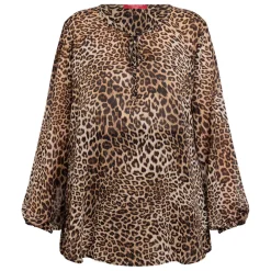 Outlet Marina Rinaldi Sport Marina Rinaldi Georgette Animal Print Tunic