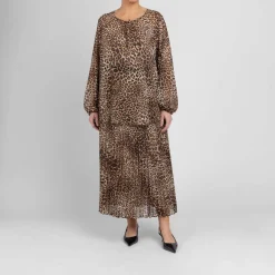 Outlet Marina Rinaldi Sport Marina Rinaldi Georgette Animal Print Tunic