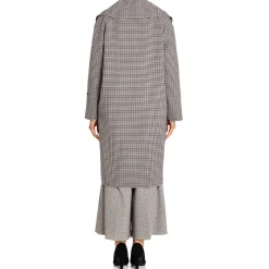 Clearance Marina Rinaldi Heritage Check Wool Coat