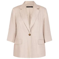 New Marina Rinaldi Linen Blazer Sand