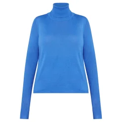 Discount Marina Rinaldi POLO NECK SWEATER COBALT