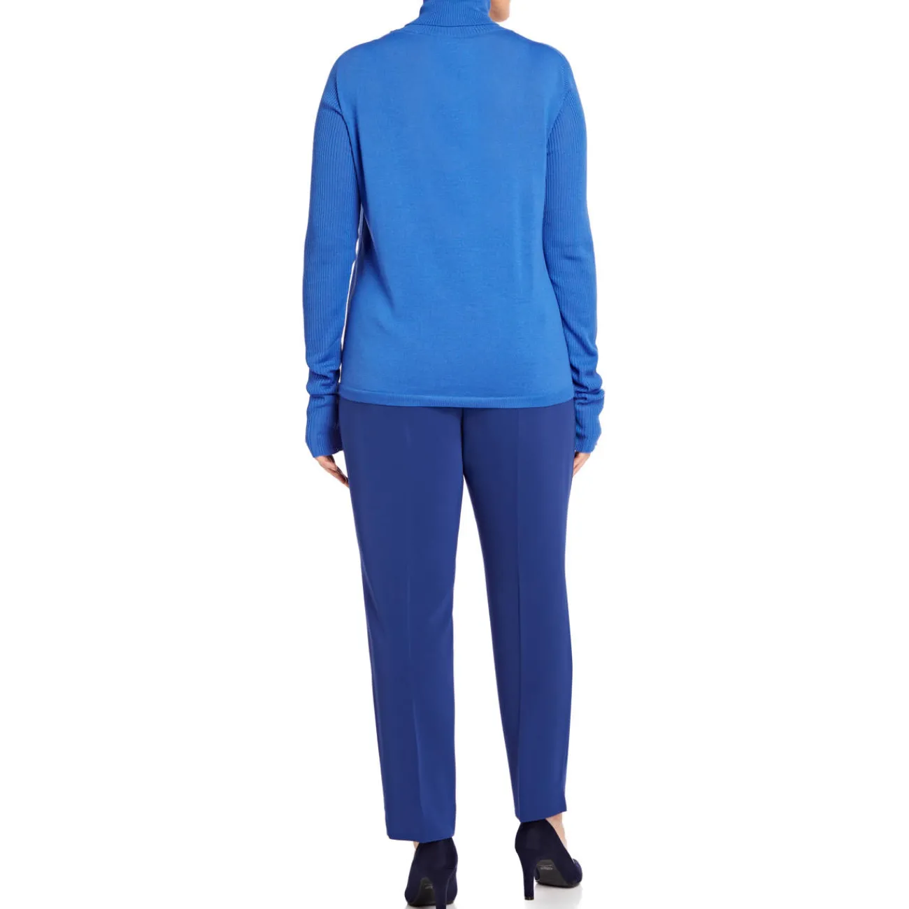 Discount Marina Rinaldi POLO NECK SWEATER COBALT