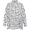 Best Marina Rinaldi Printed Poplin Shirt White