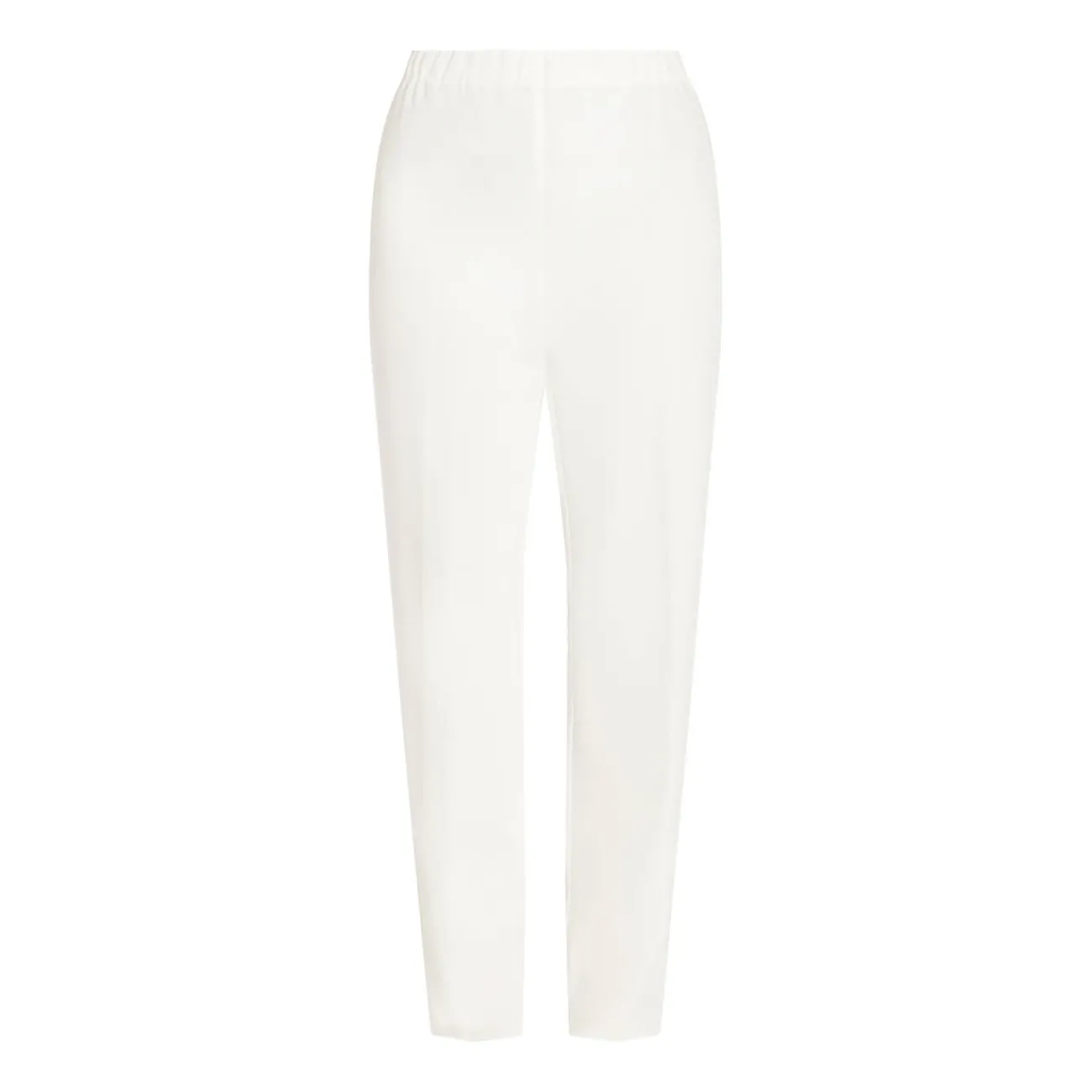 Sale Marina Rinaldi Pull on Triacetate Trouser White