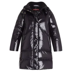New Marina Rinaldi Sport MARINA RINALDI QUILTED GLOSS PUFFER BLACK