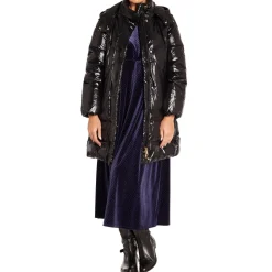 New Marina Rinaldi Sport MARINA RINALDI QUILTED GLOSS PUFFER BLACK