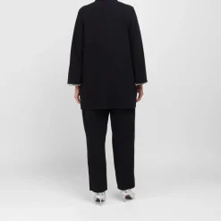 Clearance Marina Rinaldi Elegante Marina Rinaldi Rhinestone Cuff Tunic Black