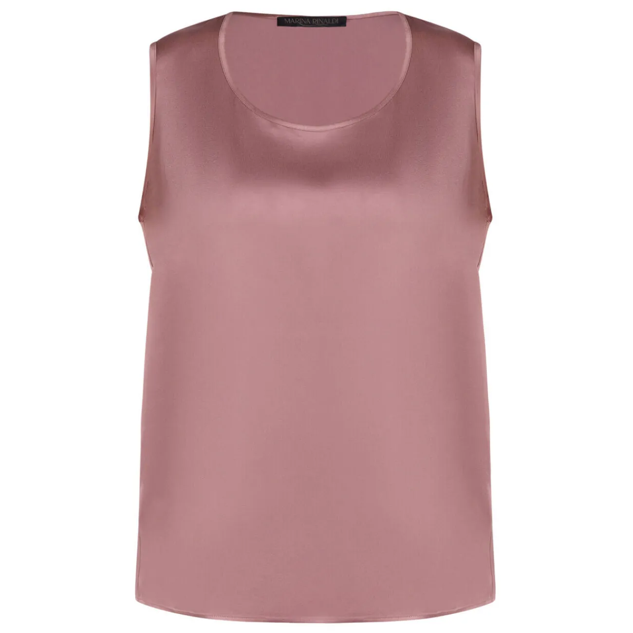 Online Marina Rinaldi Satin Top Dusty Pink