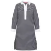 New Marina Rinaldi Sport Marina Rinaldi Stripe Jersey Dress Navy