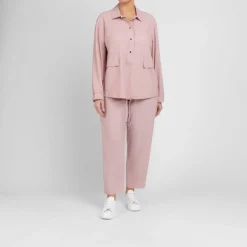 Outlet Persona by Marina Rinaldi Marina Rinaldi Technical Jersey Pull On Trousers Pink