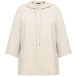 New Marina Rinaldi Triacetate Cady Hoodie Beige
