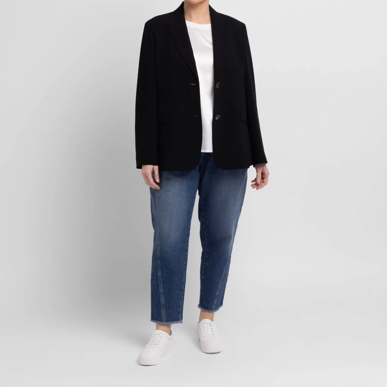 Hot Marina Rinaldi Triacetate Blazer Black
