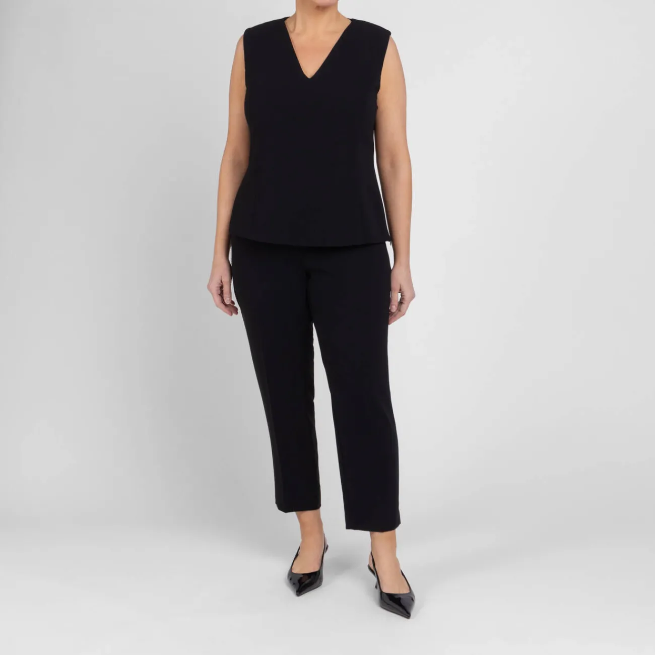 Online Marina Rinaldi Triacetate Cady Top Black Optional Sleeve