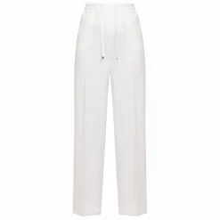 New Marina Rinaldi Sport Marina Rinaldi Viscose Twill Trousers White