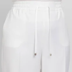 New Marina Rinaldi Sport Marina Rinaldi Viscose Twill Trousers White