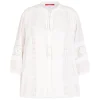 New Marina Rinaldi Sport Marina Rinaldi White Cotton Muslin Shirt