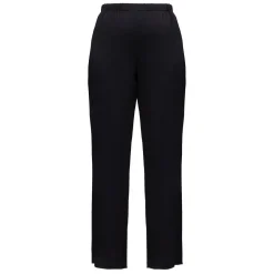 New Marina Rinaldi Elegante Marina Rinaldi Wide Leg Pull-On Satin Trousers Black
