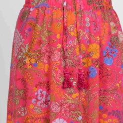 Fashion Marina Rinaldi Sport Marina Rinaldi Wildflower Maxi Skirt Hot Pink