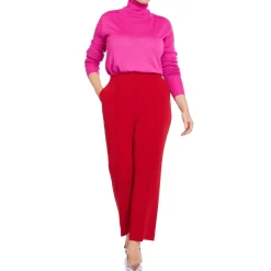 New Marina Rinaldi WOOL BLEND POLO NECK FUCHSIA