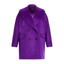 Outlet Marina Rinaldi WOOL COAT VIOLET