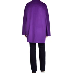 Outlet Marina Rinaldi WOOL COAT VIOLET