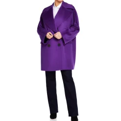 Outlet Marina Rinaldi WOOL COAT VIOLET