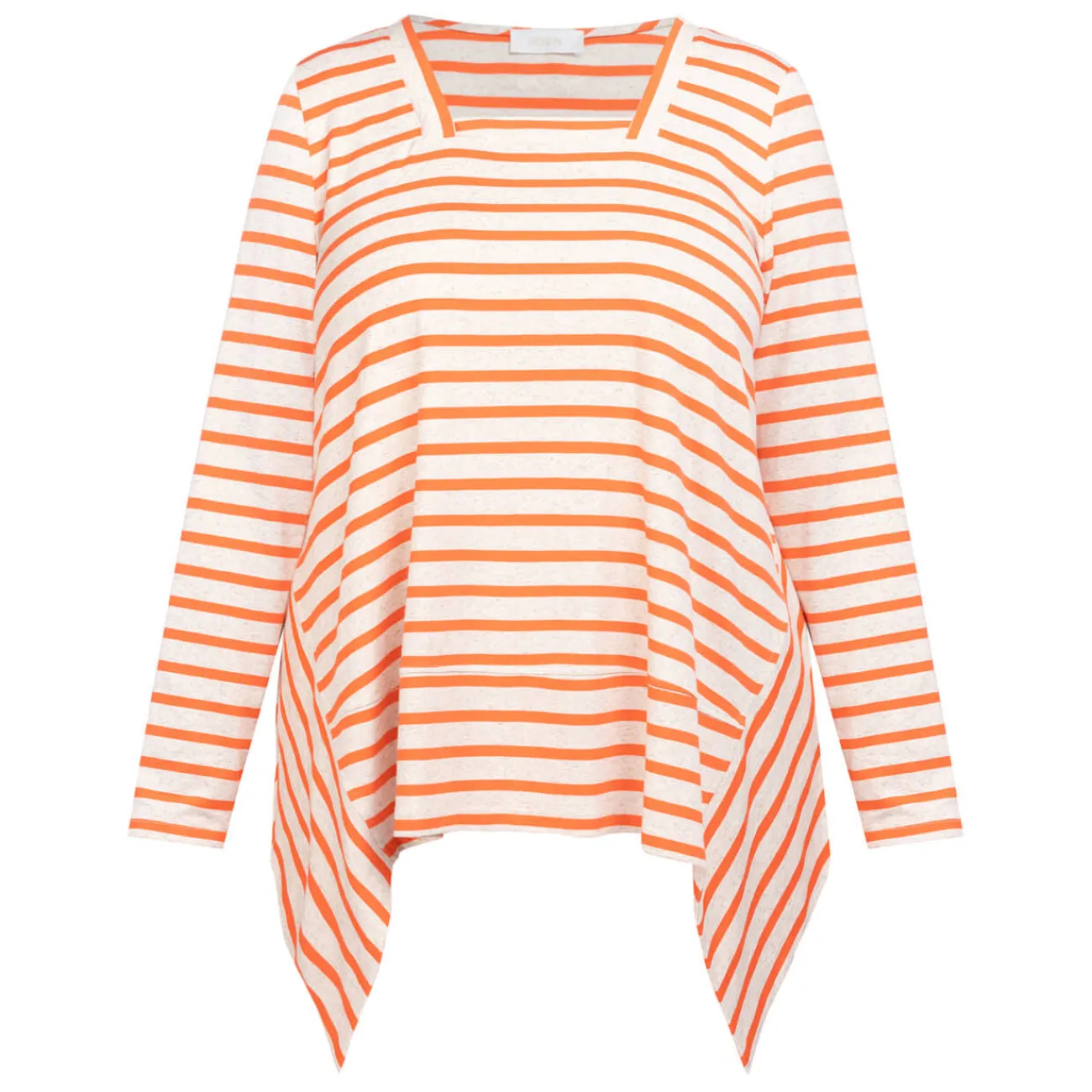 New Godske Noen Asymmetric Hem Tunic Coral