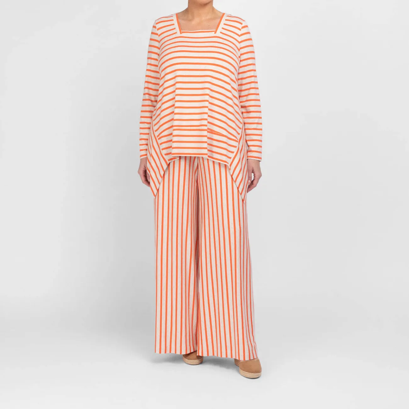 New Godske Noen Asymmetric Hem Tunic Coral
