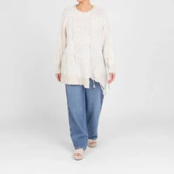 Online Godske Noen Cotton Sweater Cream